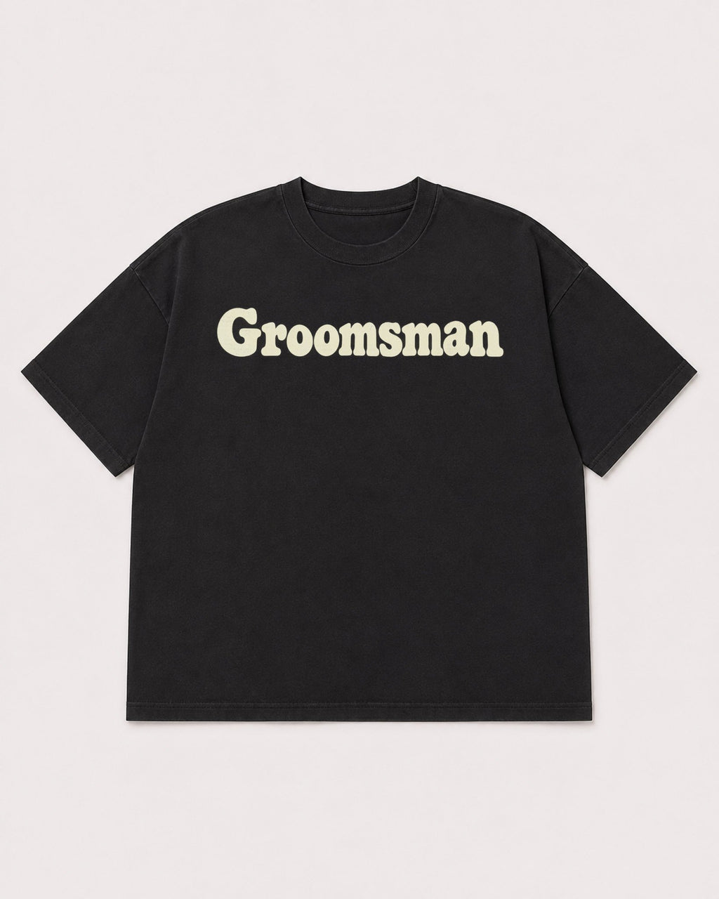 Mockup Boxy Heavyweight Tee Black product