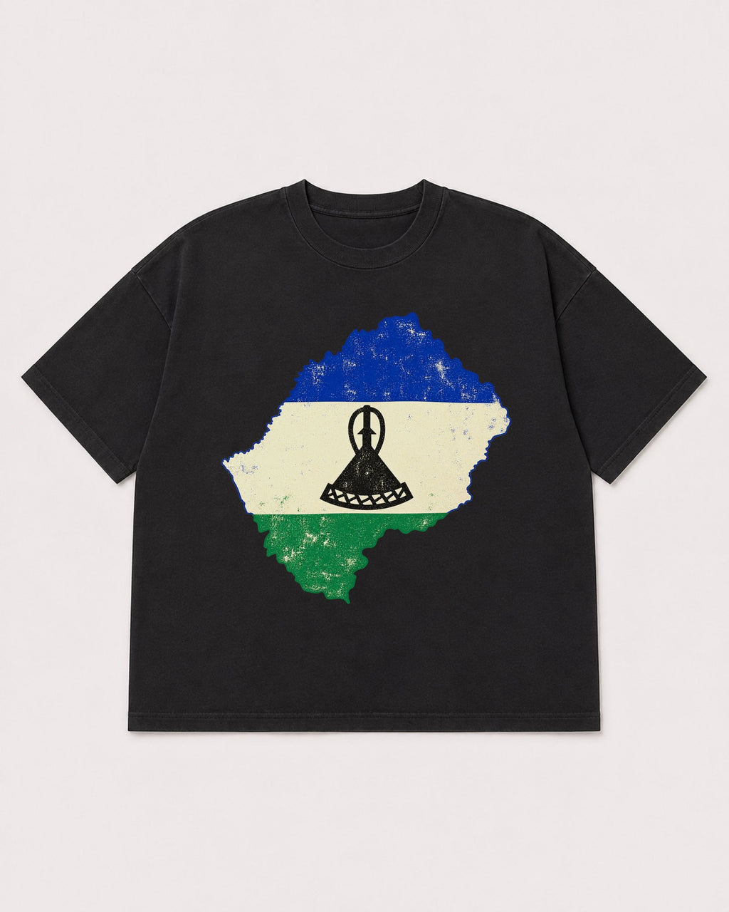 Mockup Boxy Heavyweight Tee Black product