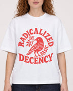 Mockup Boxy Heavyweight Tee White female close-up 09