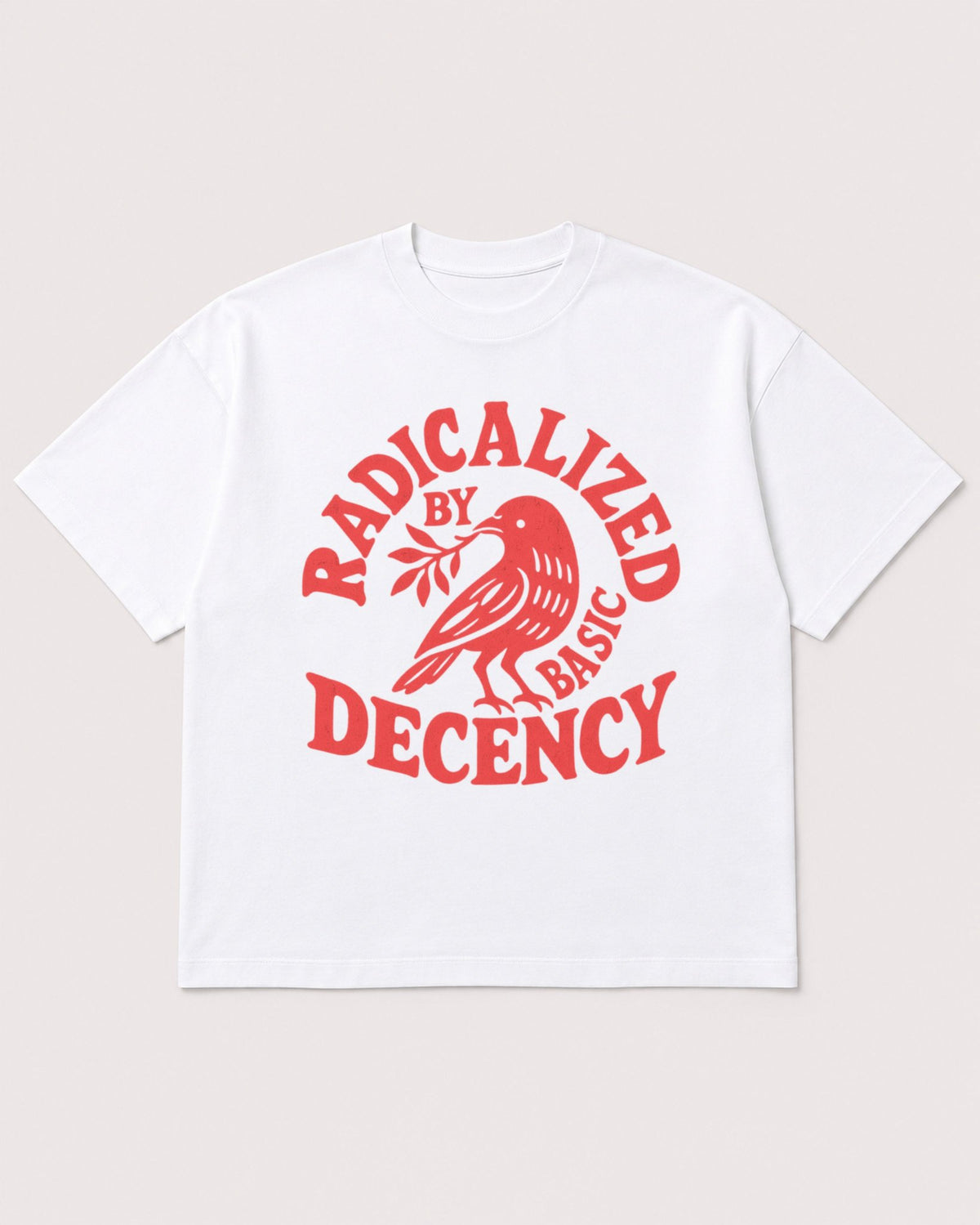 Mockup Boxy Heavyweight Tee White product