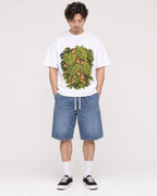 Mockup Boxy Heavyweight Tee White male full-body 03