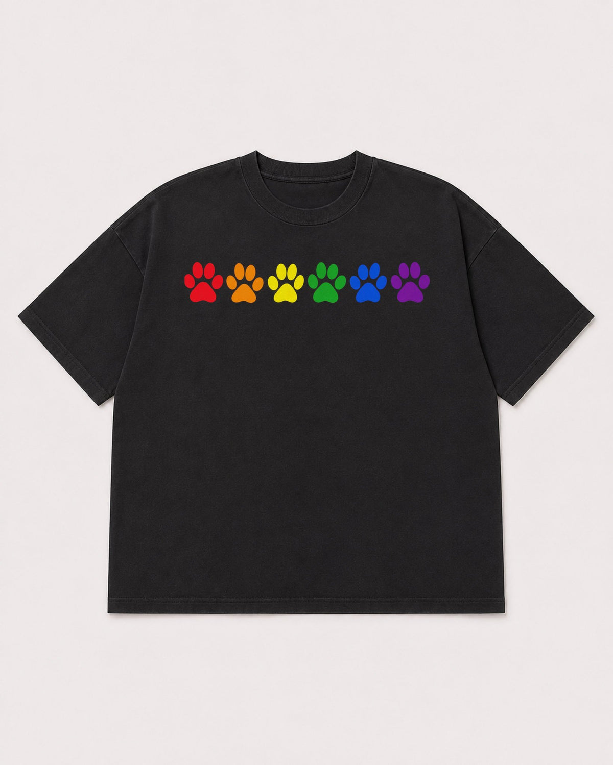 Mockup Boxy Heavyweight Tee Black product