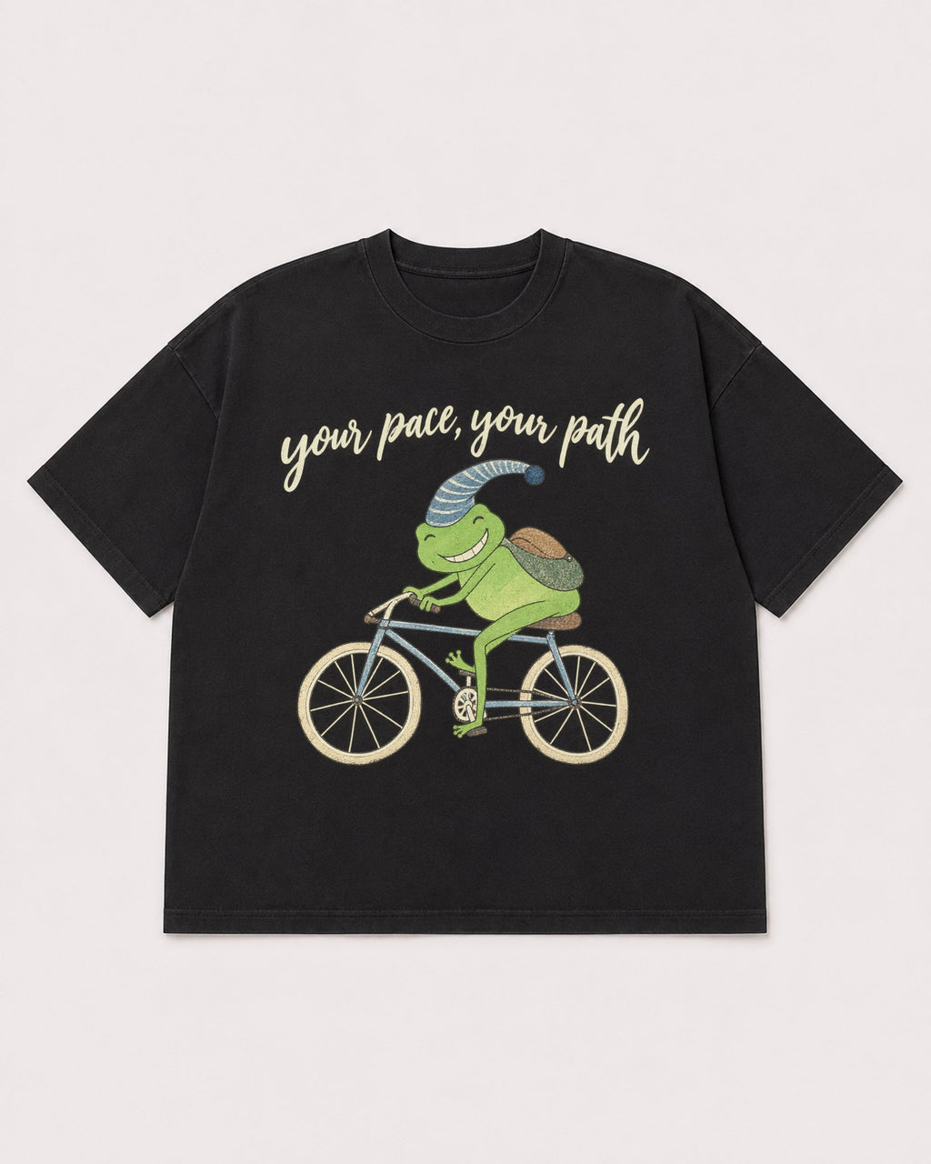 Mockup Boxy Heavyweight Tee Black product