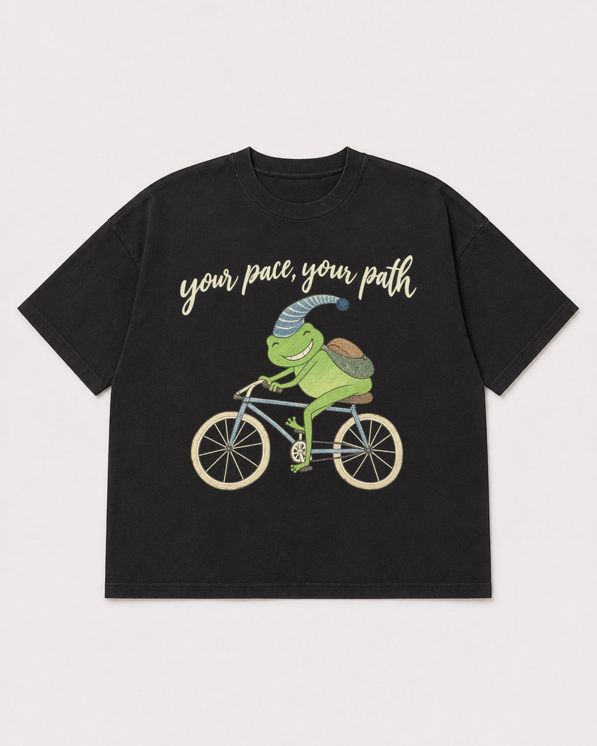 Mockup Boxy Heavyweight Tee Black product
