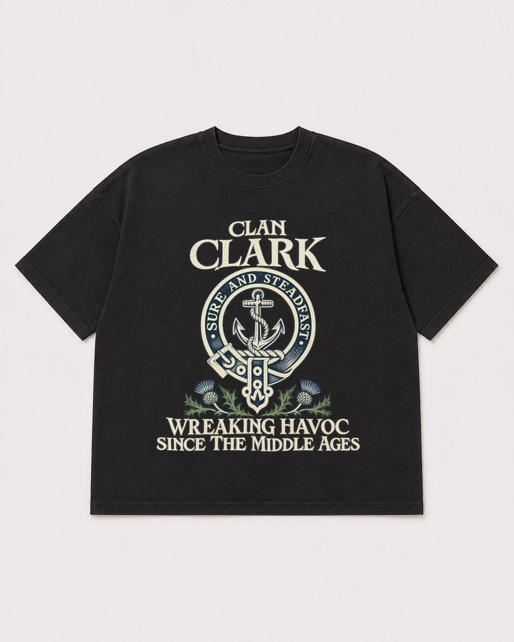 Mockup Boxy Heavyweight Tee Black product