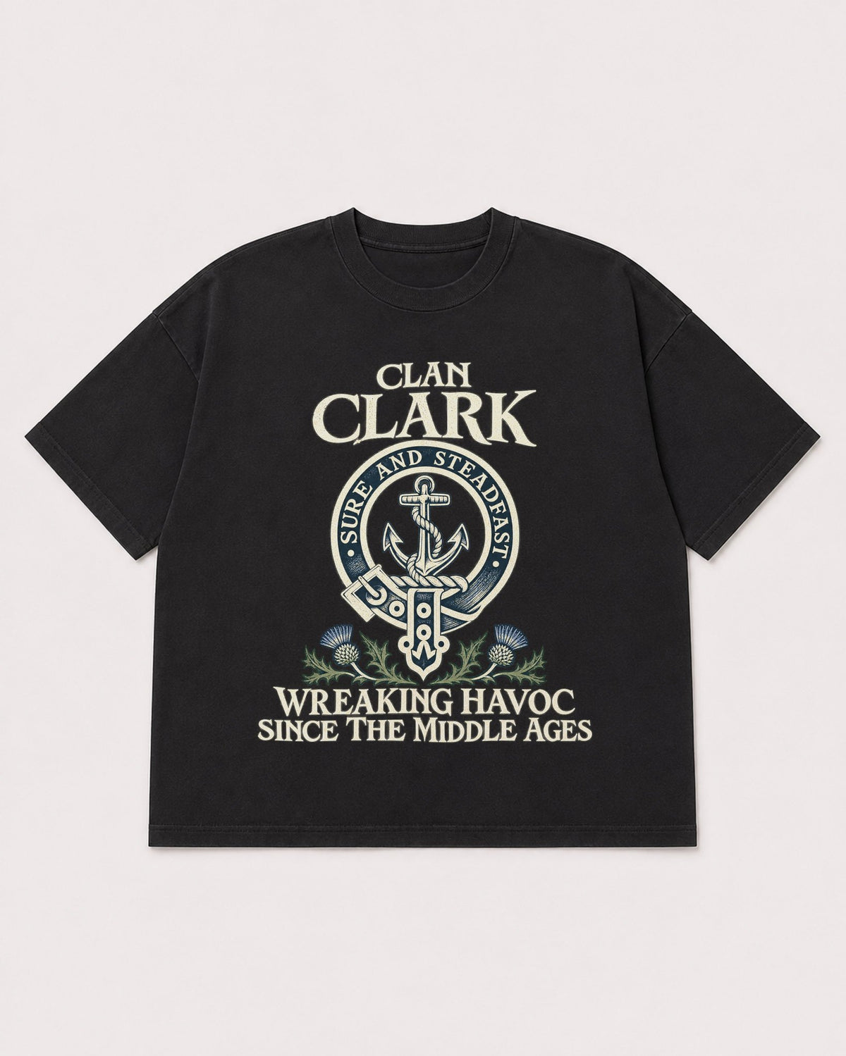 Mockup Boxy Heavyweight Tee Black product
