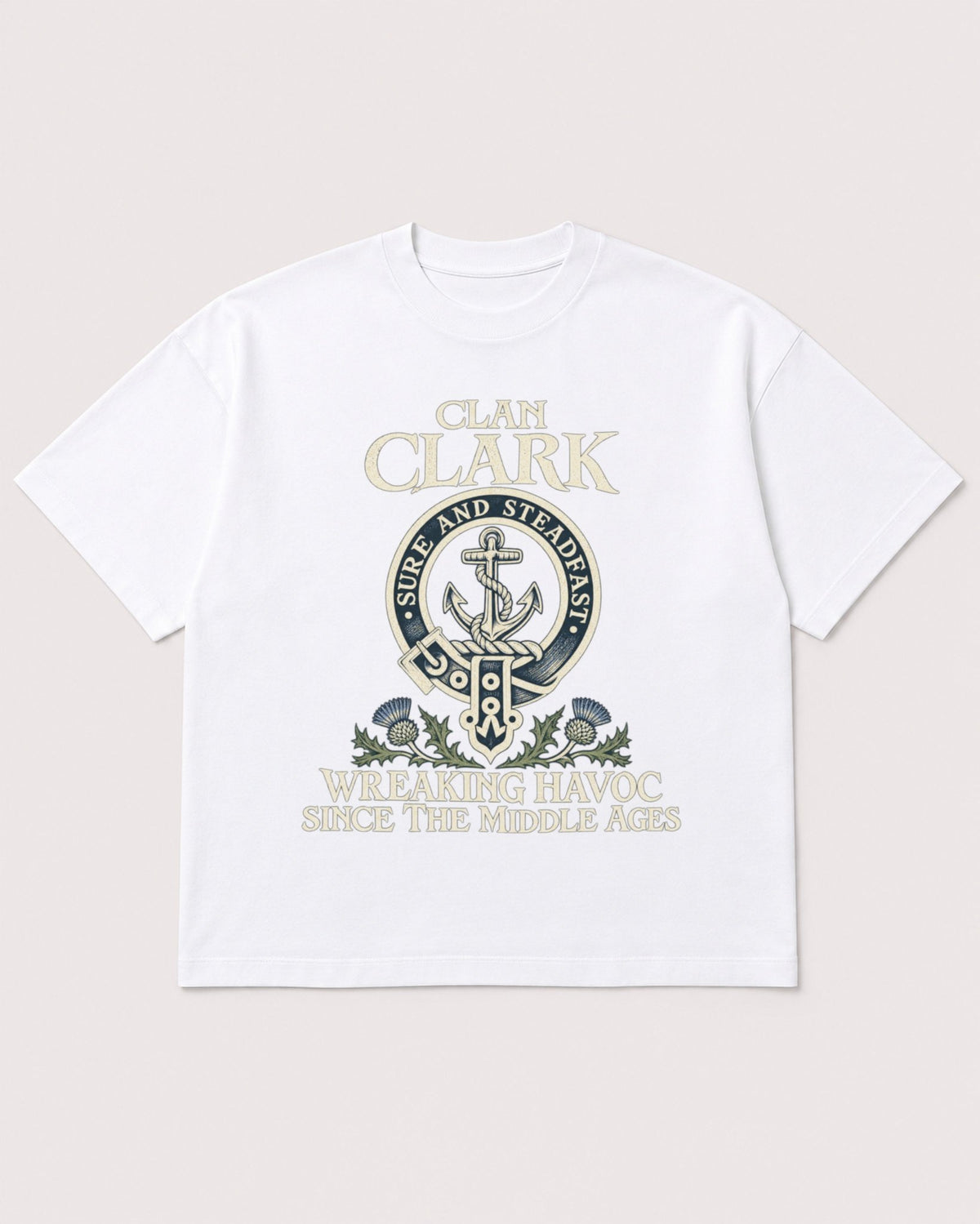Mockup Boxy Heavyweight Tee White product
