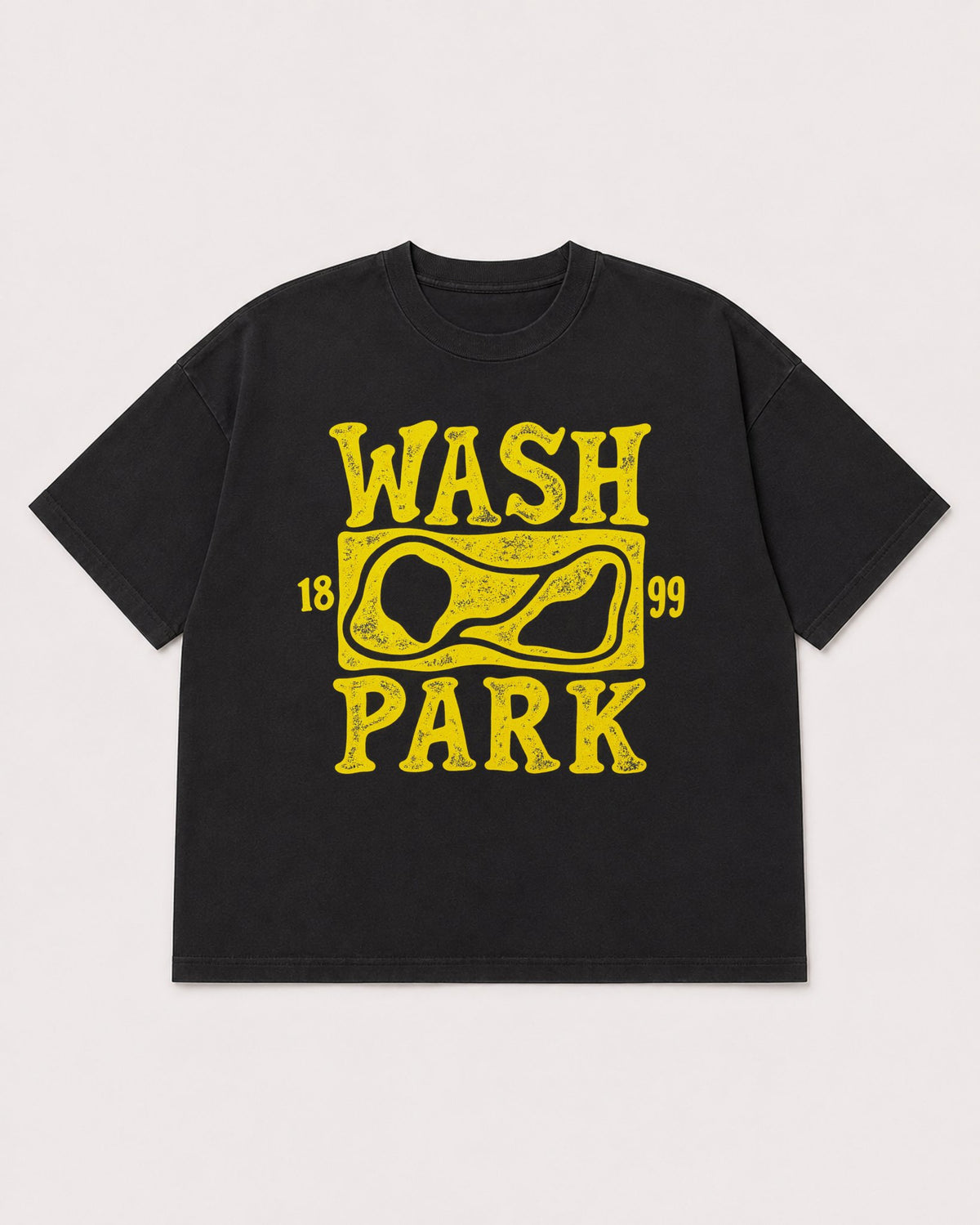 Mockup Boxy Heavyweight Tee Black product