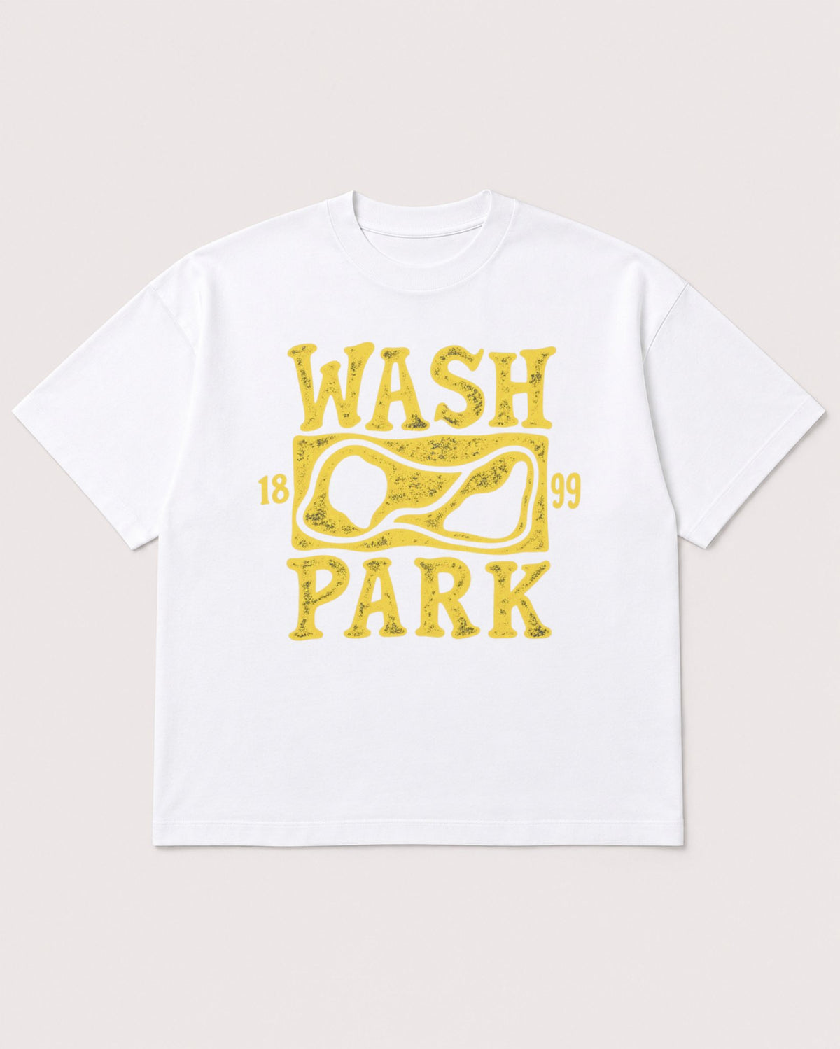 Mockup Boxy Heavyweight Tee White product