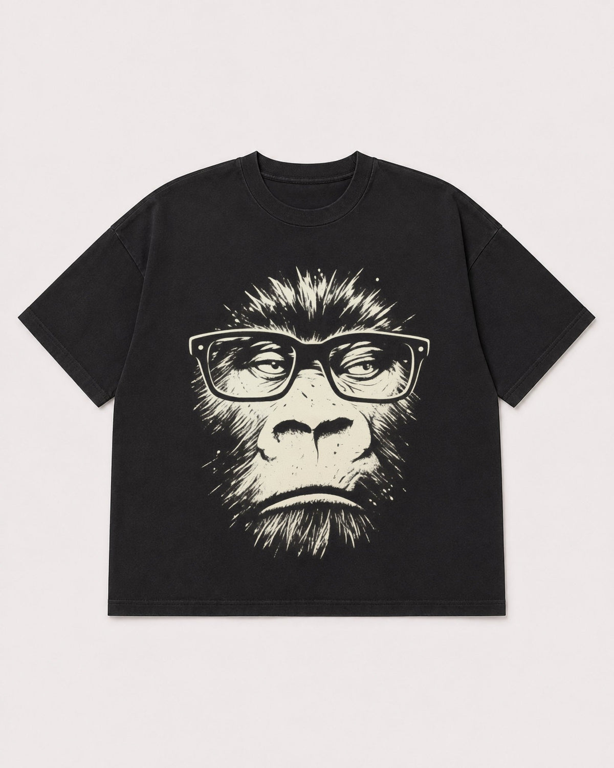 Mockup Boxy Heavyweight Tee Black product