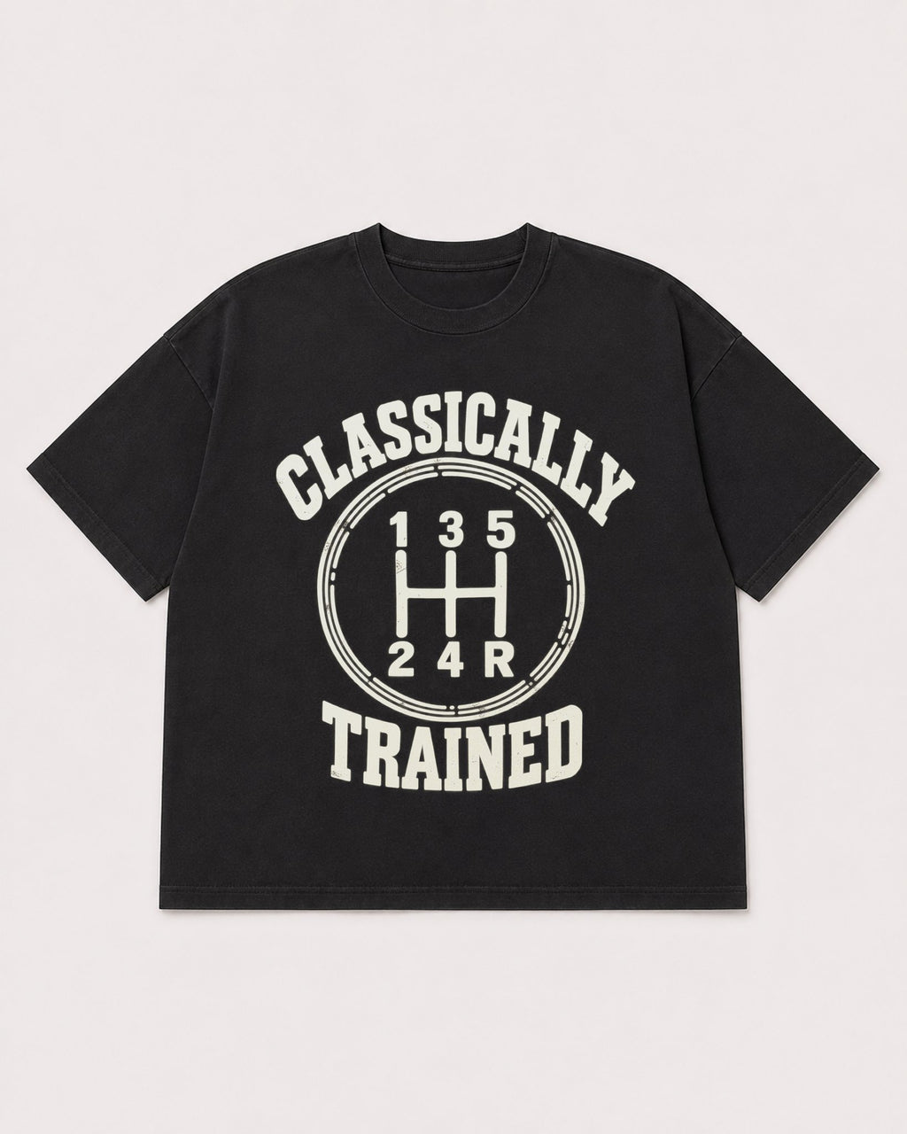 Mockup Boxy Heavyweight Tee Black product
