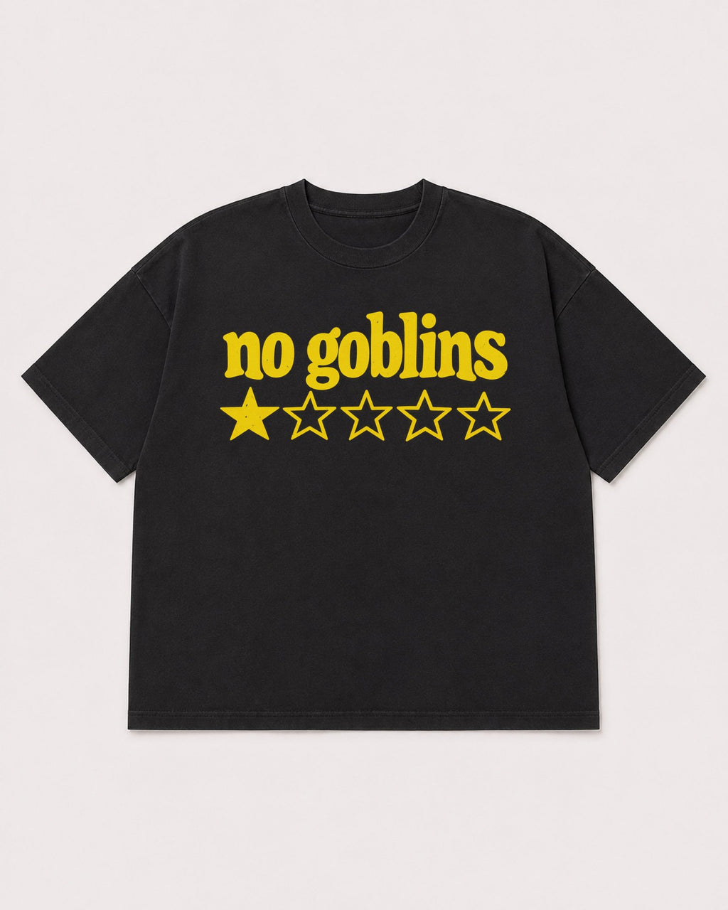 Mockup Boxy Heavyweight Tee Black product