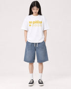 Mockup Boxy Heavyweight Tee White female full-body 01