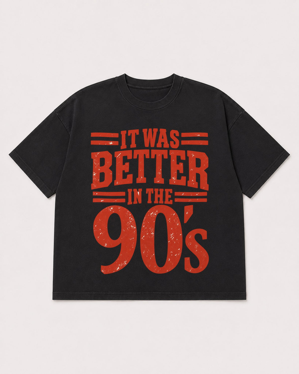Mockup Boxy Heavyweight Tee Black product