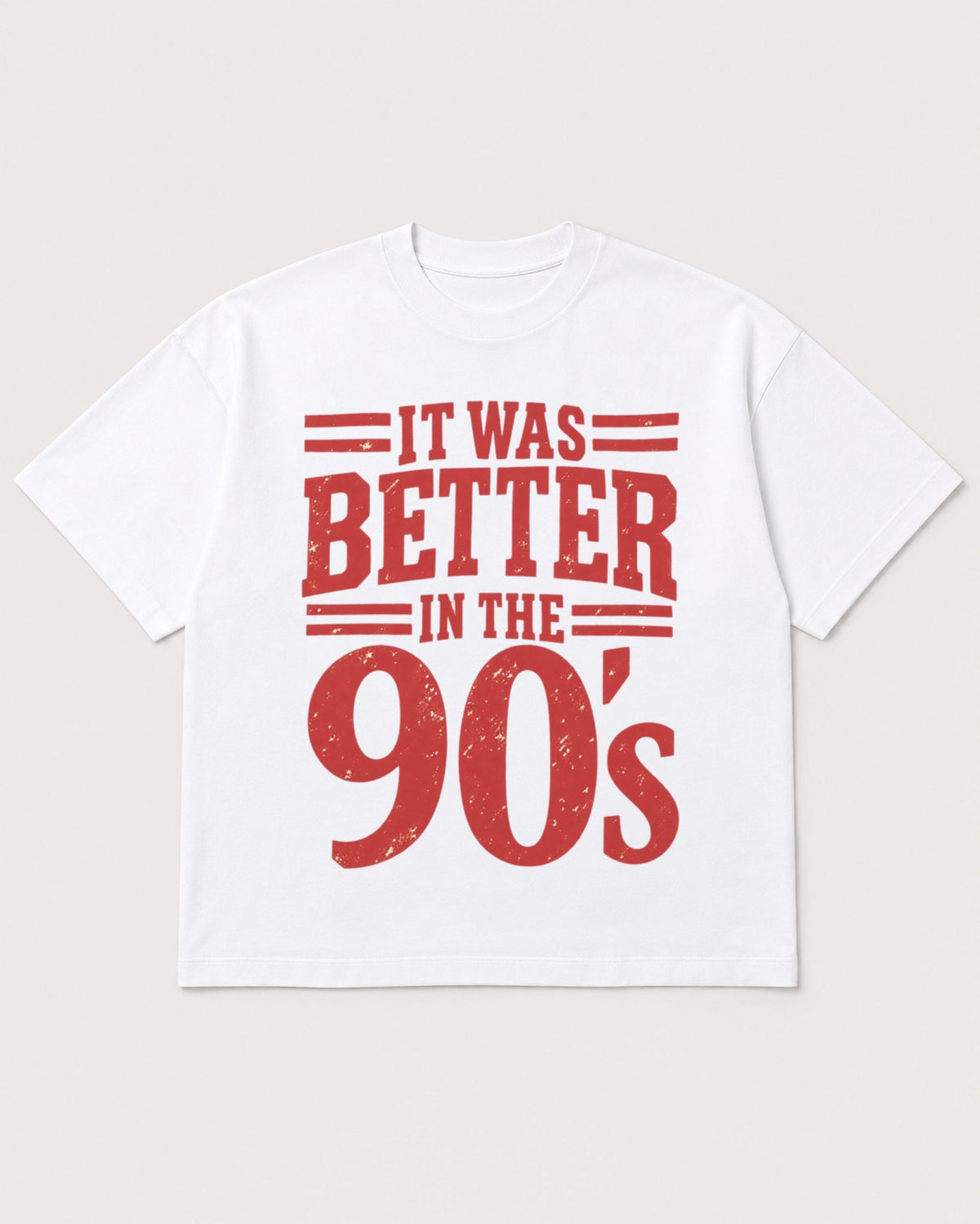 Mockup Boxy Heavyweight Tee White product