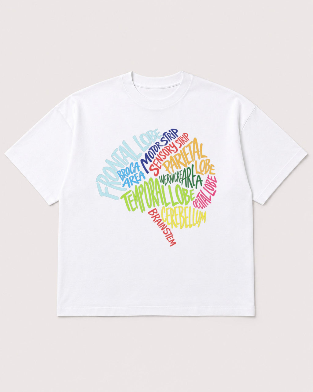 Mockup Boxy Heavyweight Tee White product
