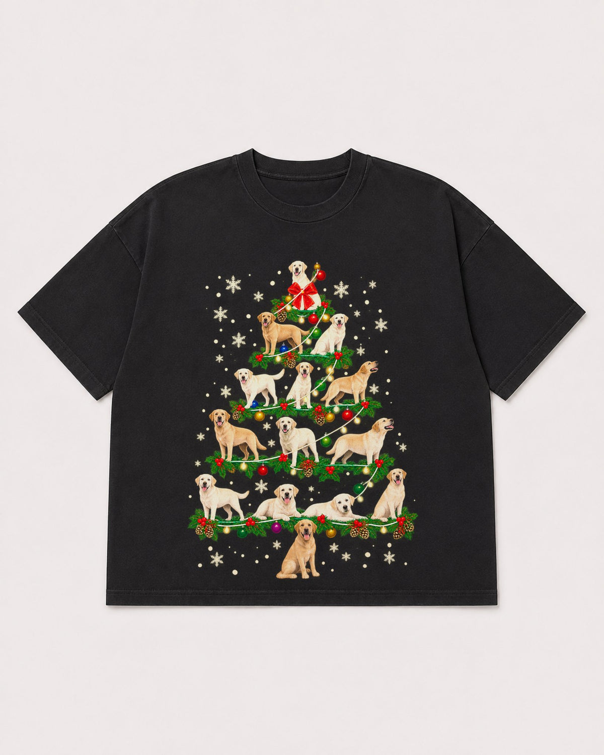 Mockup Boxy Heavyweight Tee Black product