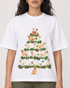 Mockup Boxy Heavyweight Tee White female close-up 07