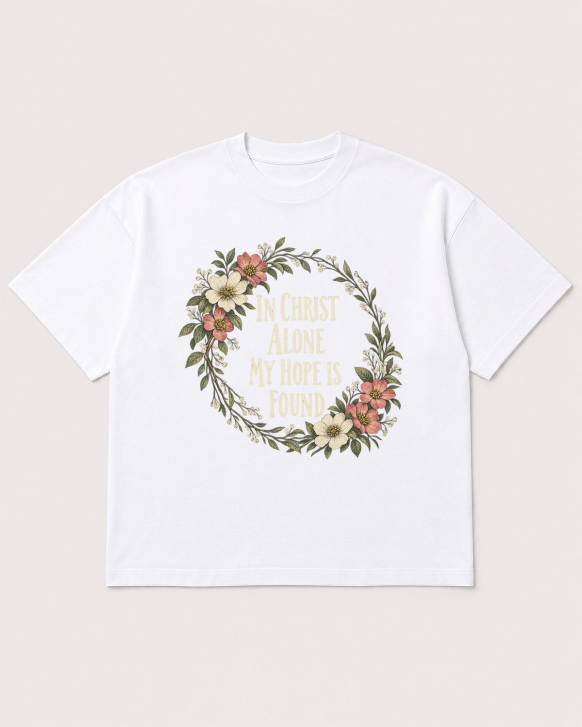 Mockup Boxy Heavyweight Tee White product