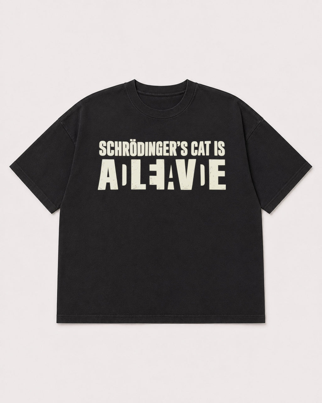 Mockup Boxy Heavyweight Tee Black product