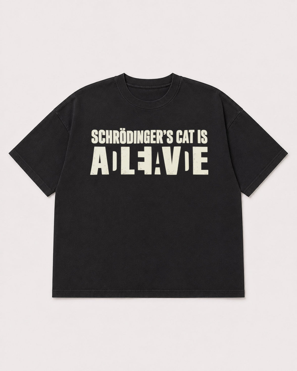 Mockup Boxy Heavyweight Tee Black product