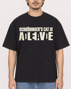 Mockup Boxy Heavyweight Tee Black male close-up 02