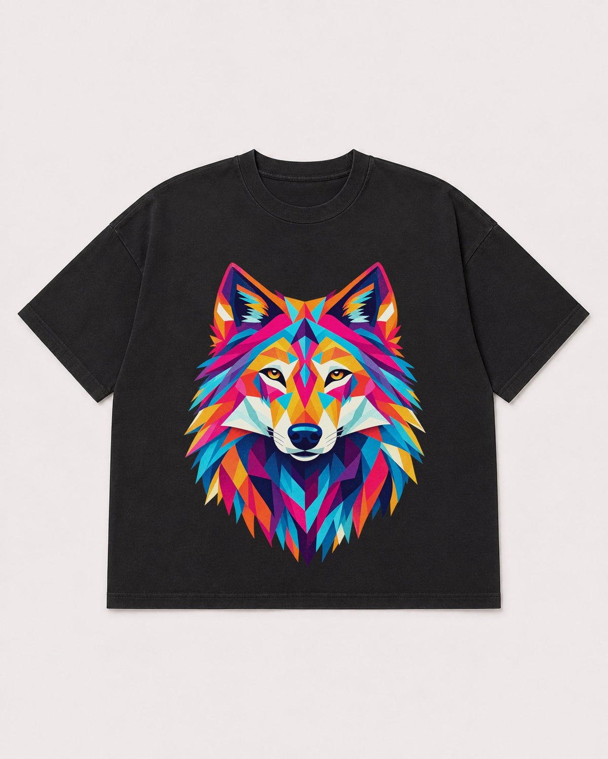 Mockup Boxy Heavyweight Tee Black product