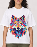 Mockup Boxy Heavyweight Tee White female close-up 07