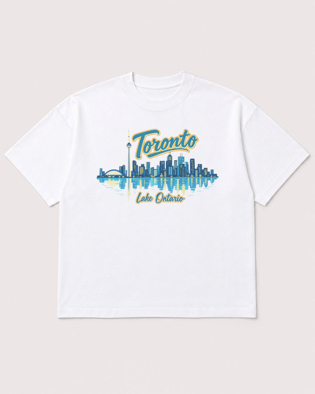 Mockup Boxy Heavyweight Tee White product