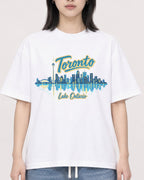 Mockup Boxy Heavyweight Tee White female close-up 31