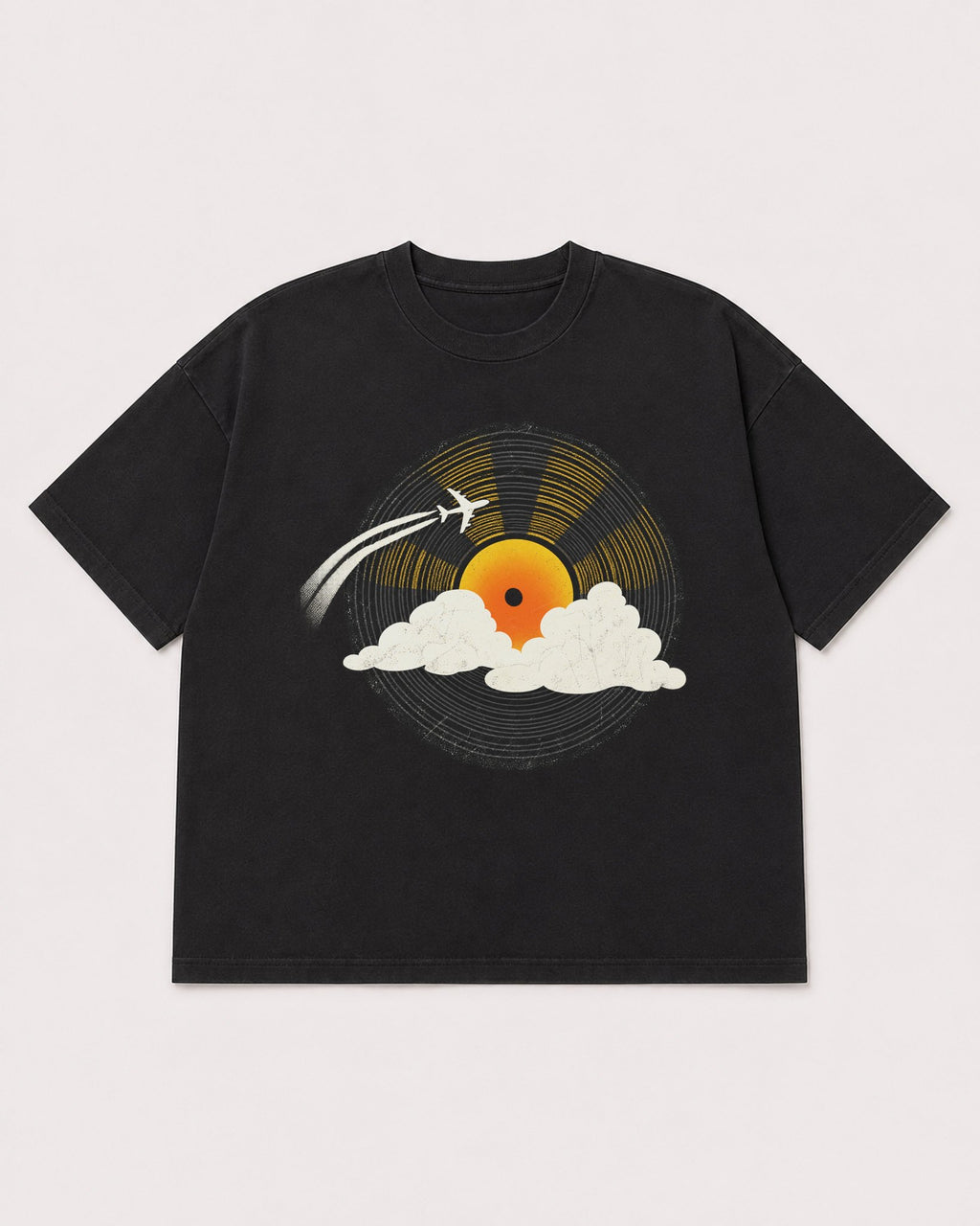 Mockup Boxy Heavyweight Tee Black product