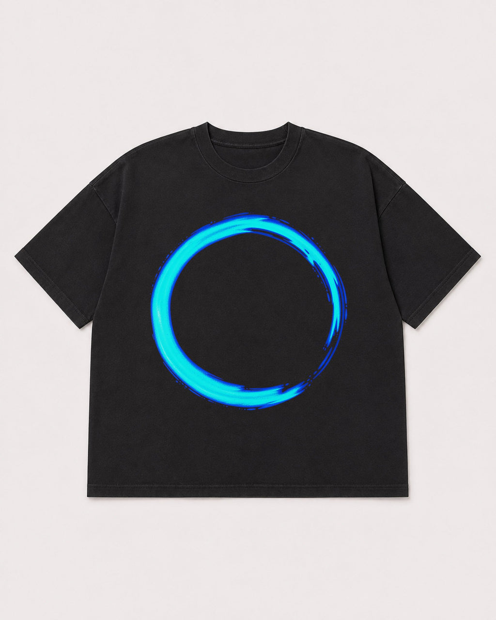 Mockup Boxy Heavyweight Tee Black product