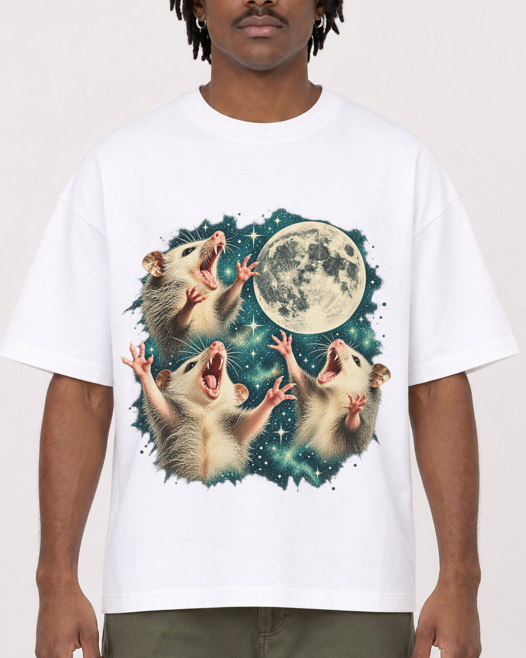 Mockup Boxy Heavyweight Tee White male close-up 04