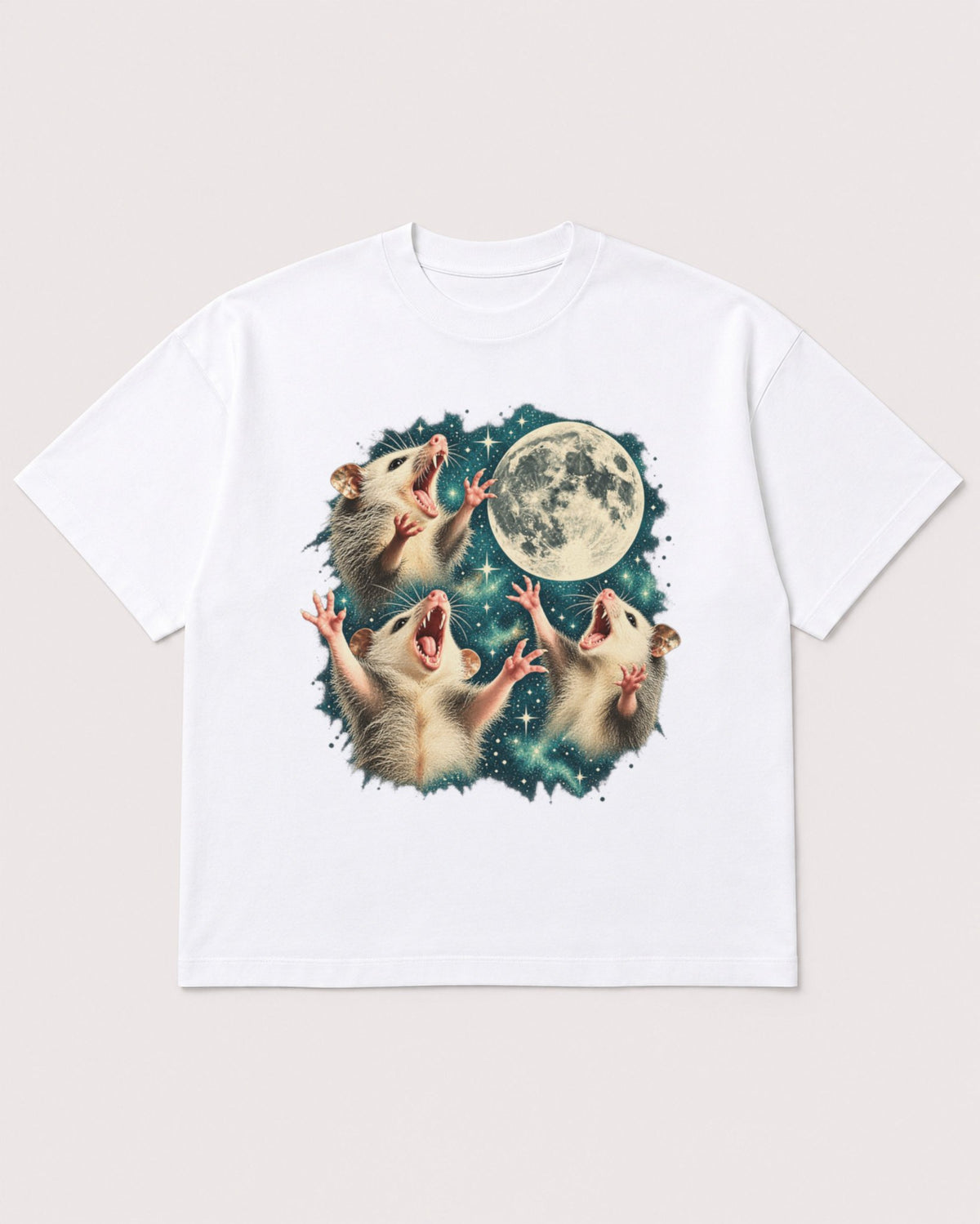 Mockup Boxy Heavyweight Tee White product