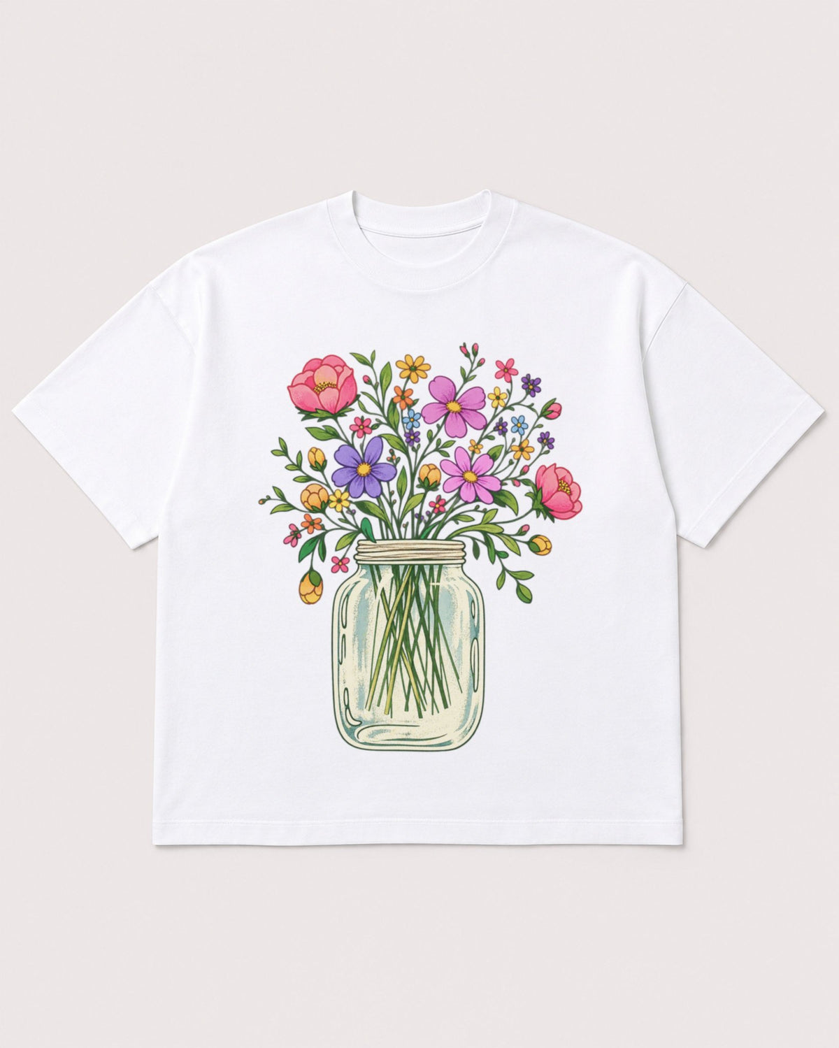 Mockup Boxy Heavyweight Tee White product