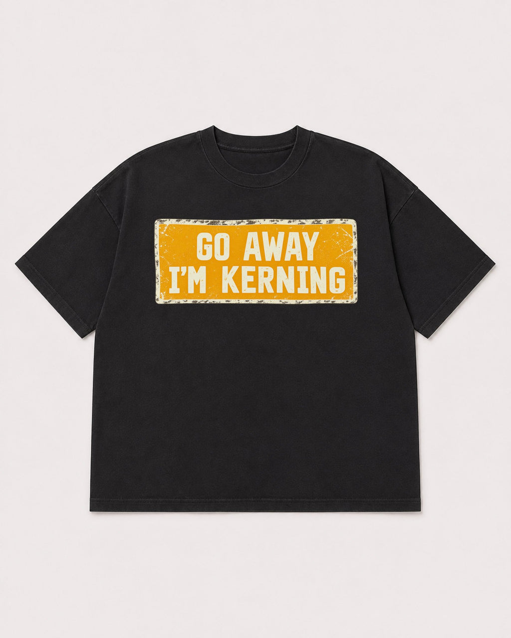 Mockup Boxy Heavyweight Tee Black product