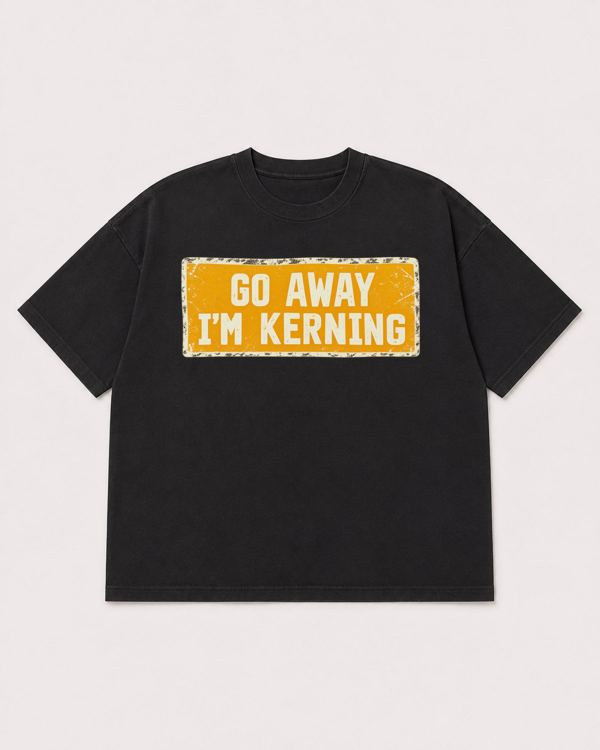 Mockup Boxy Heavyweight Tee Black product