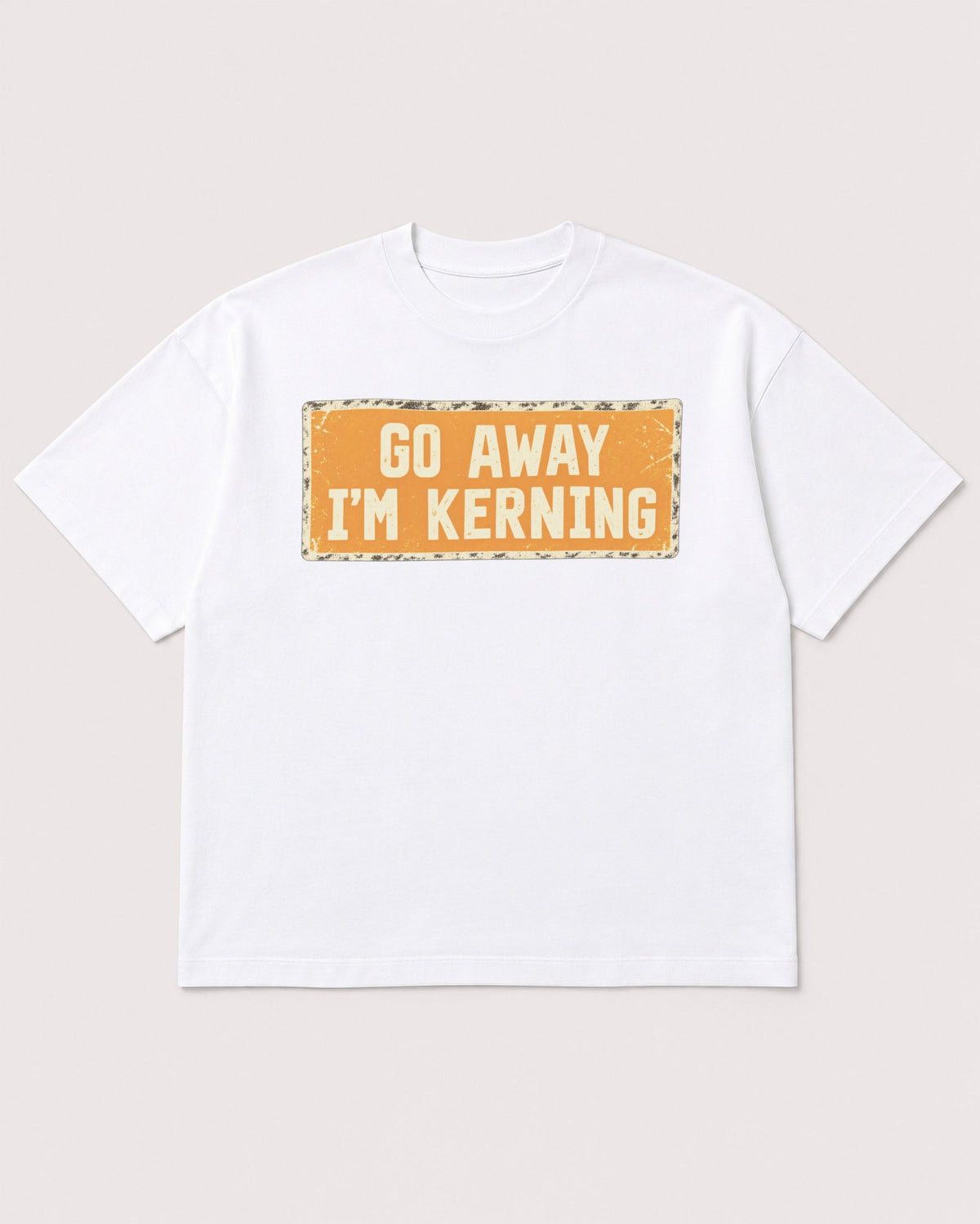 Mockup Boxy Heavyweight Tee White product