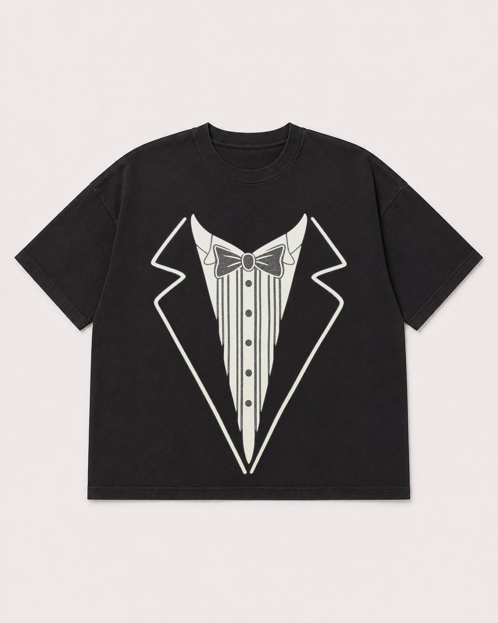 Mockup Boxy Heavyweight Tee Black product