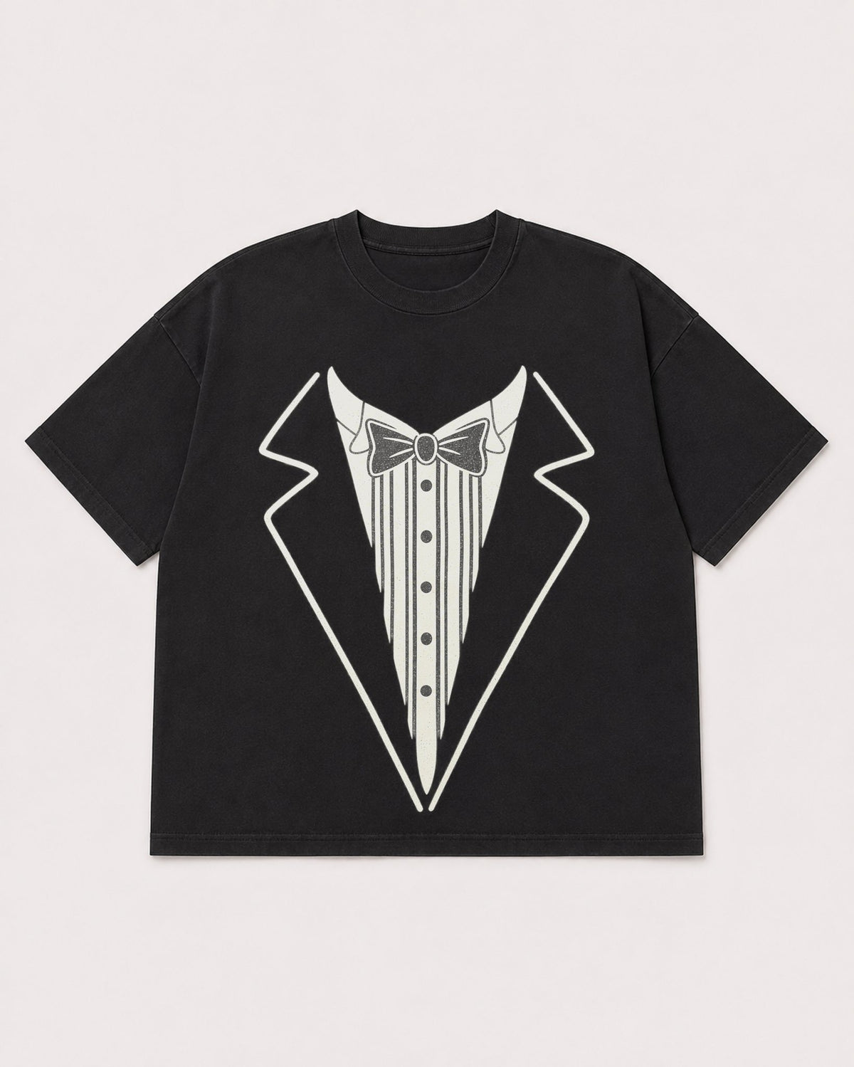 Mockup Boxy Heavyweight Tee Black product