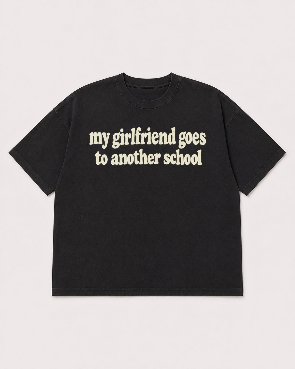 Mockup Boxy Heavyweight Tee Black product