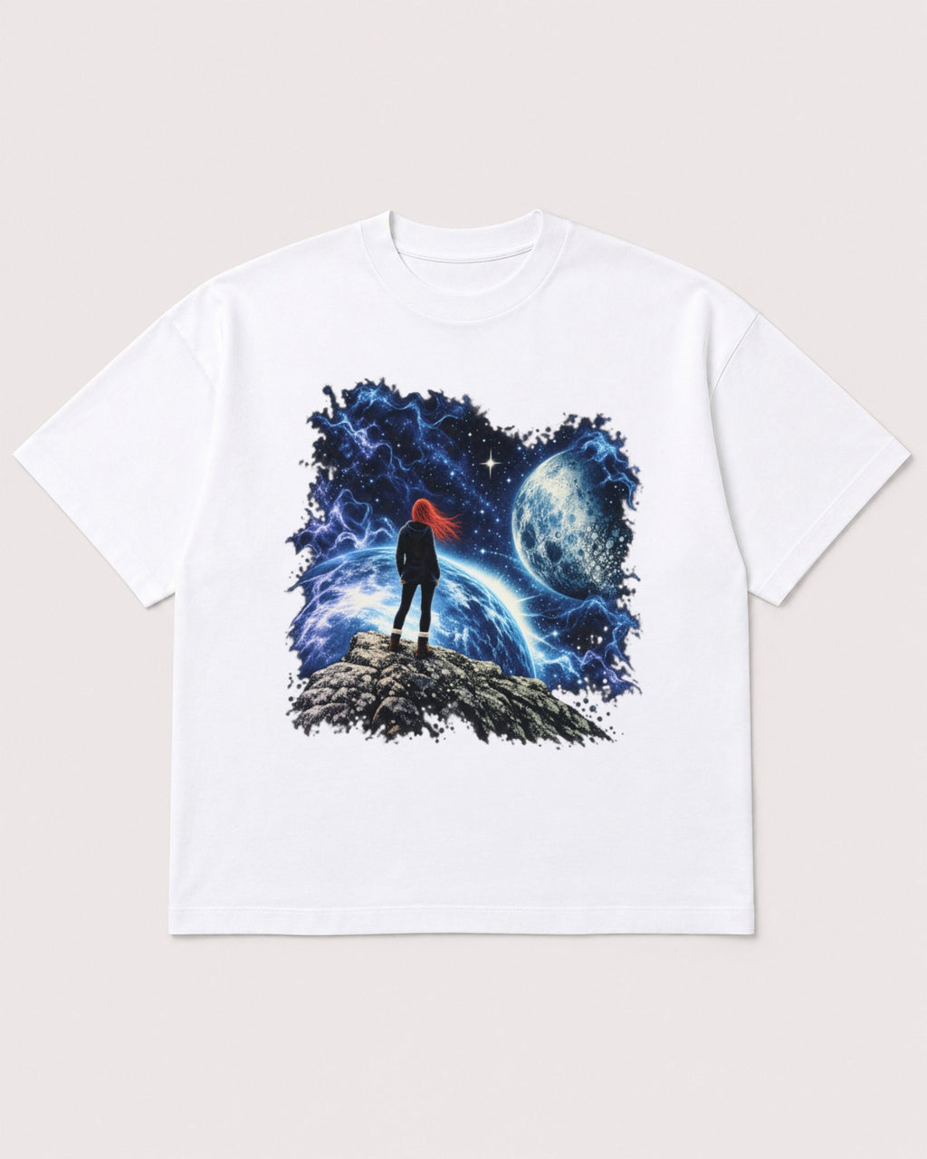 Mockup Boxy Heavyweight Tee White product