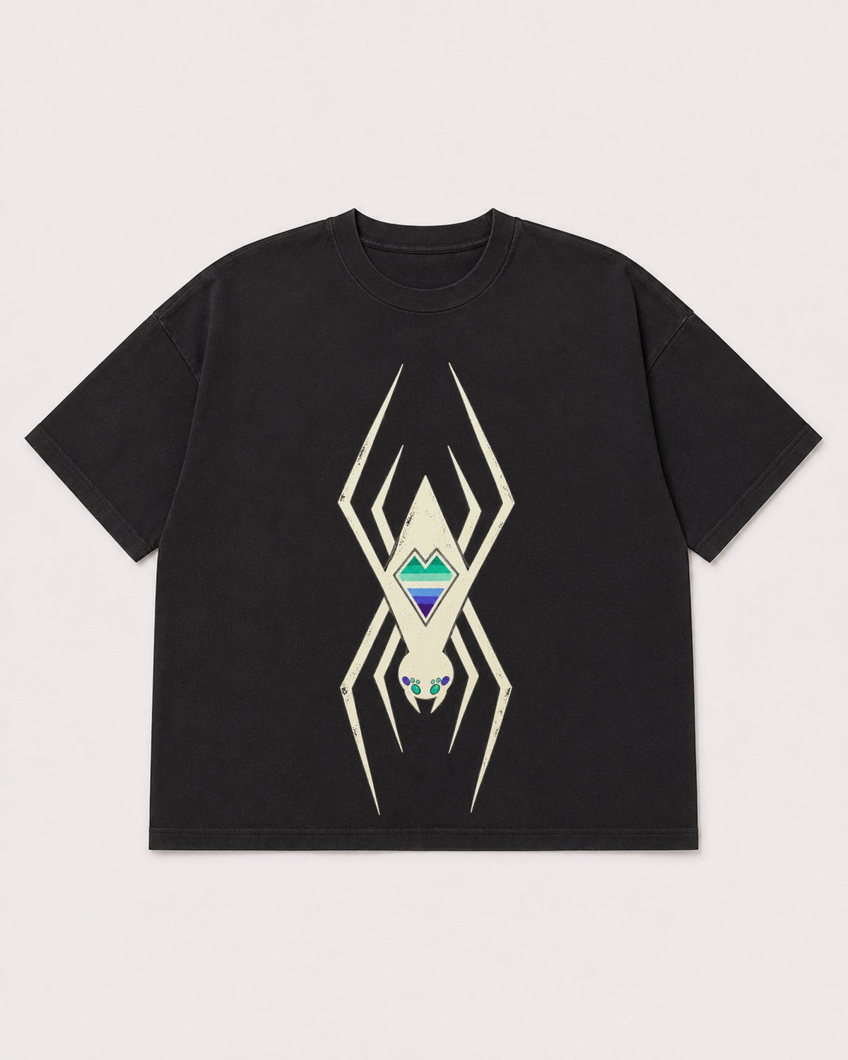 Mockup Boxy Heavyweight Tee Black product