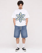 Mockup Boxy Heavyweight Tee White male full-body 03