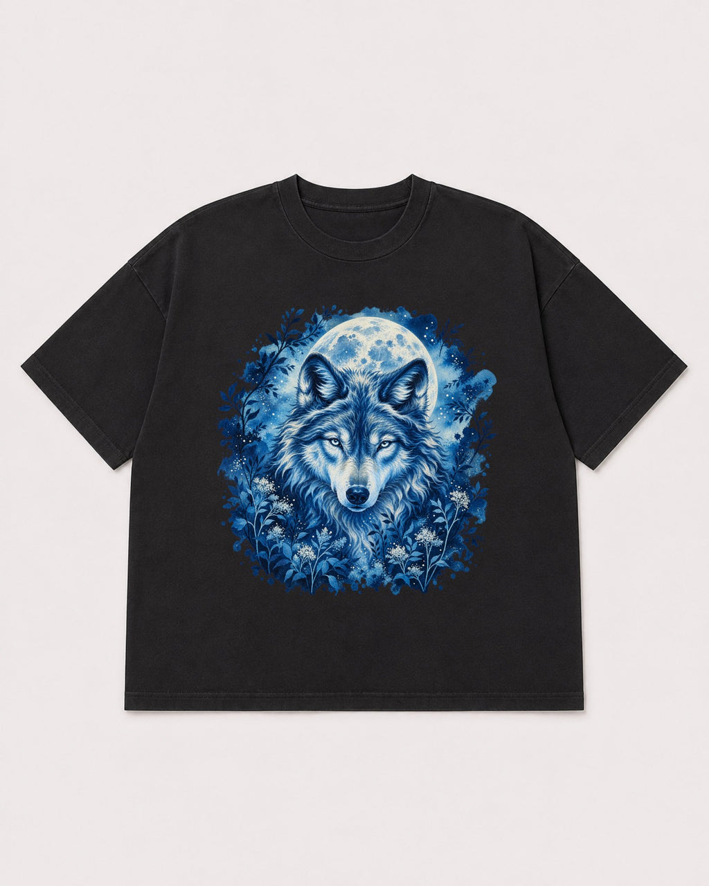 Mockup Boxy Heavyweight Tee Black product