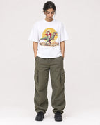 Mockup Boxy Heavyweight Tee White female full-body 17