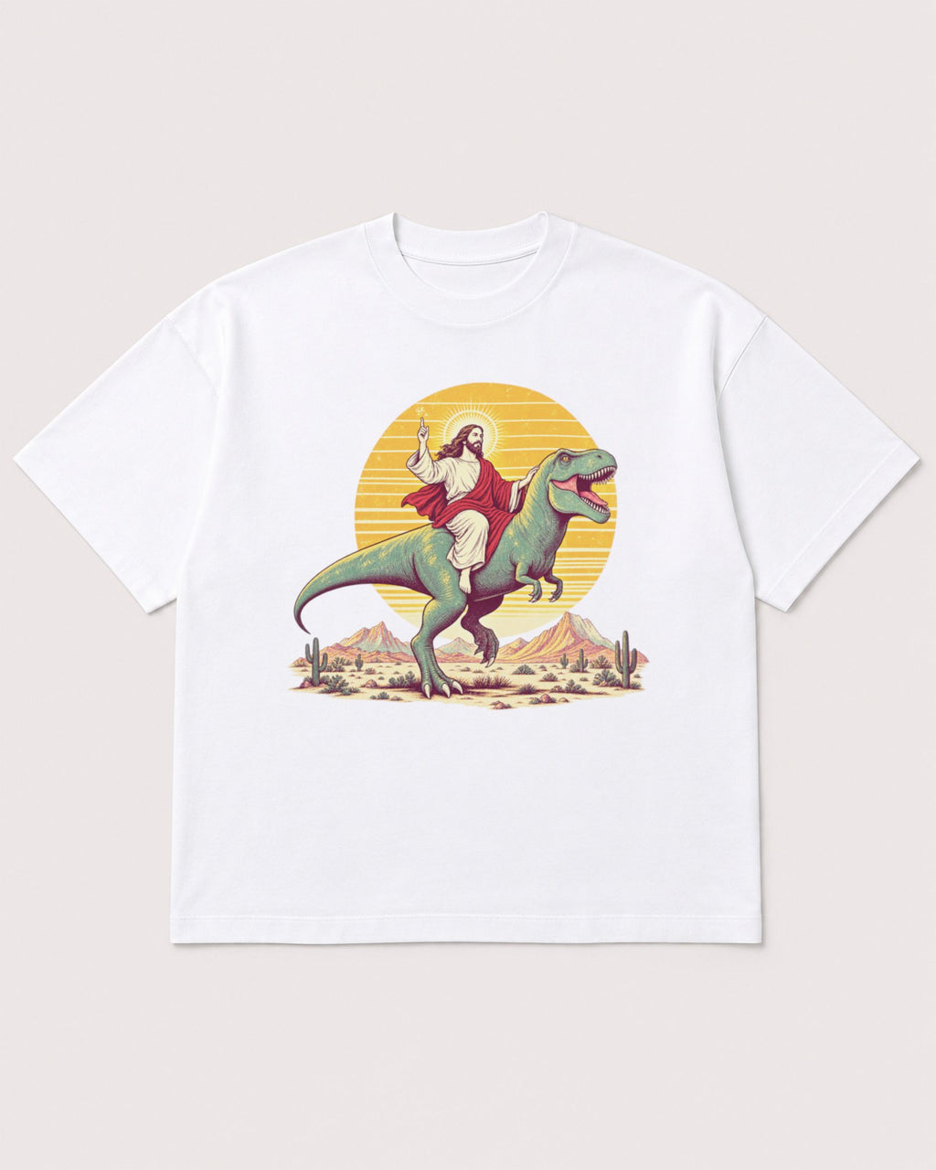 Mockup Boxy Heavyweight Tee White product