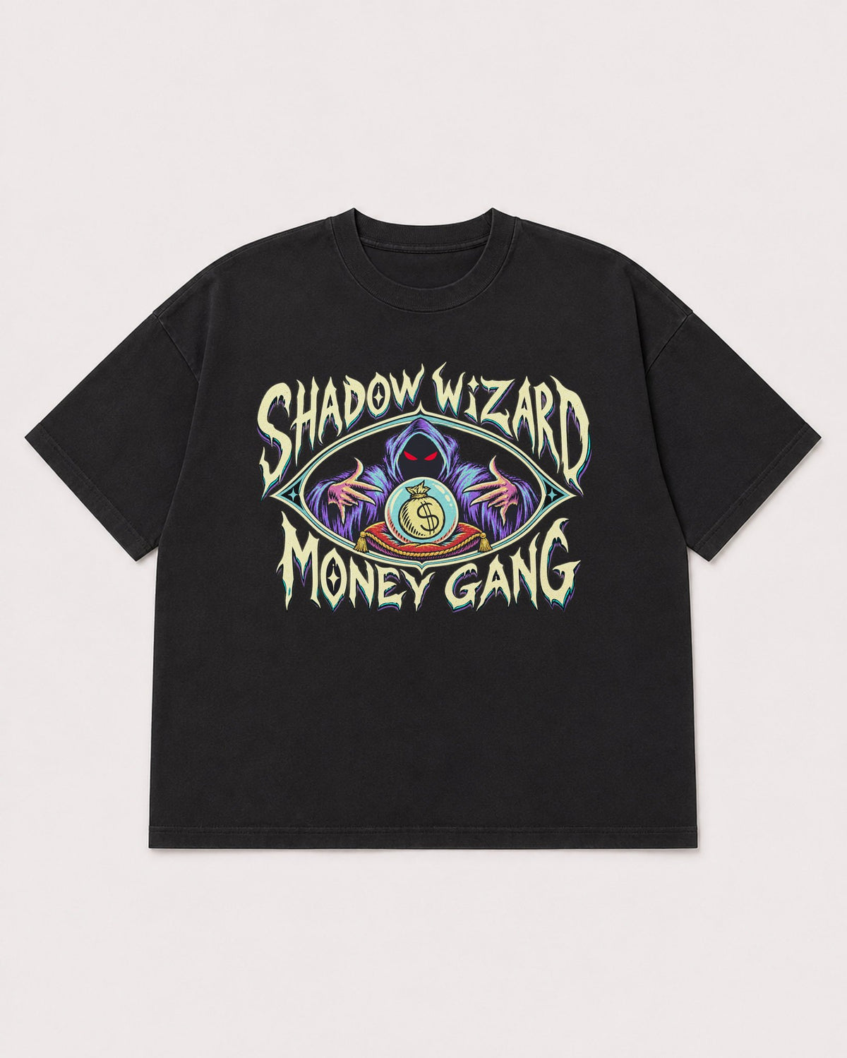 Mockup Boxy Heavyweight Tee Black product