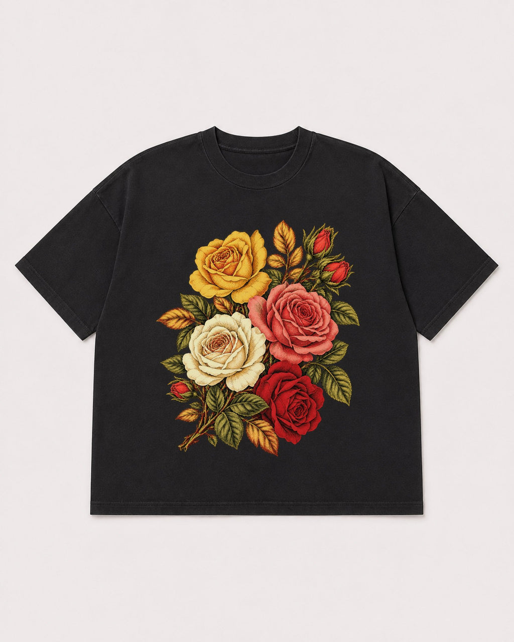 Mockup Boxy Heavyweight Tee Black product