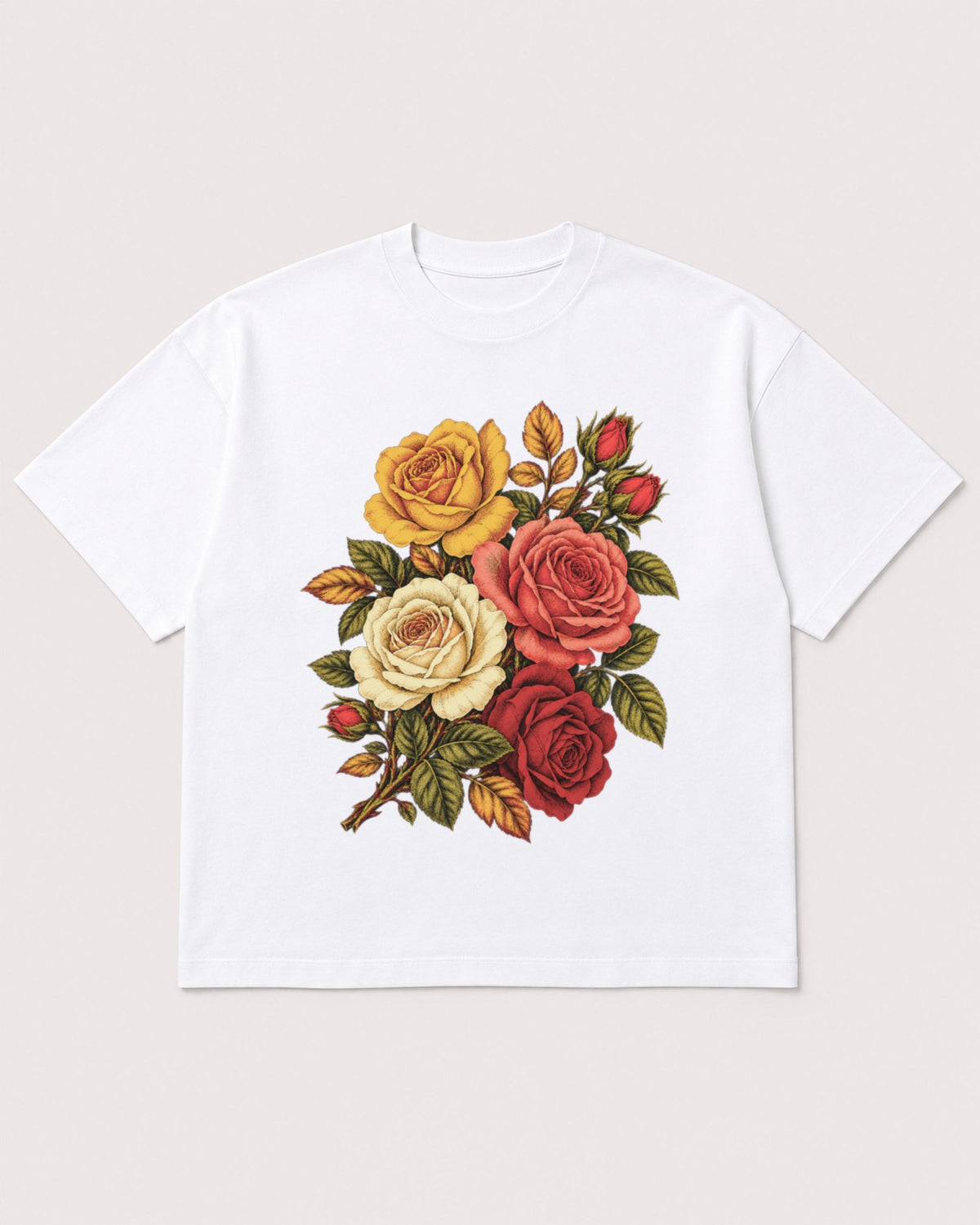 Mockup Boxy Heavyweight Tee White product